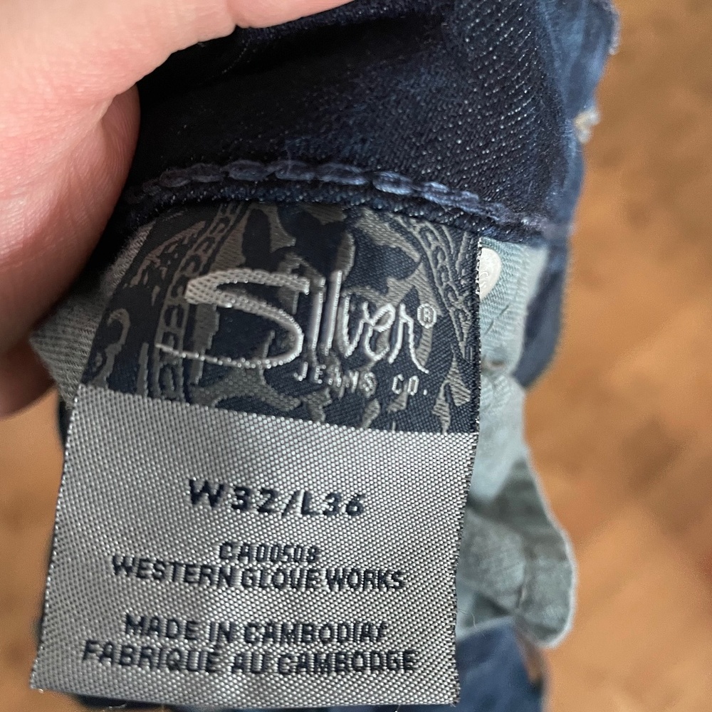 Silver jeans